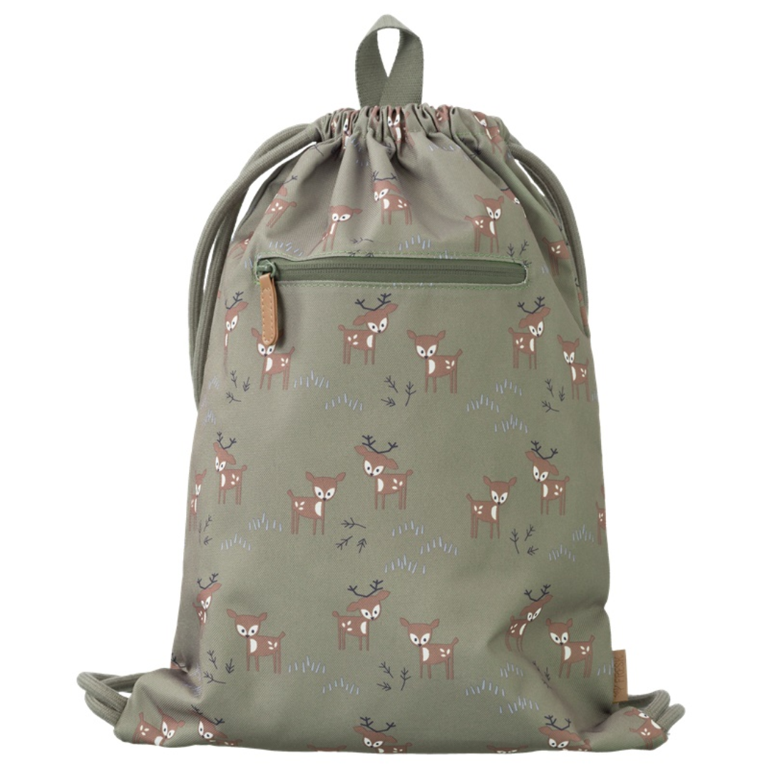 Mochila cordões bambi verde