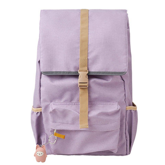 Mochila escolar grande lilás