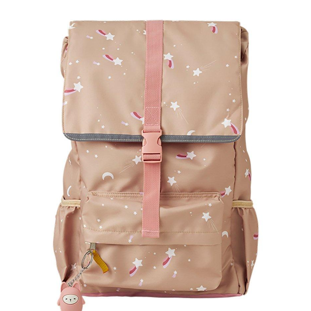 Mochila escolar grande estrelas