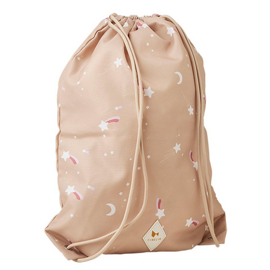 Mochila cordões estrelas