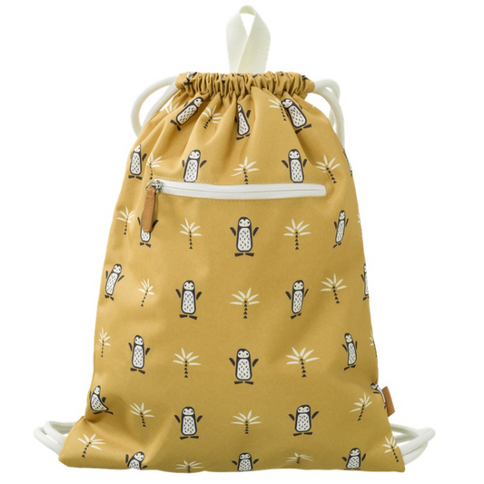 Mochila cordões pinguim