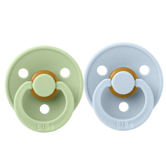 Conj. 2 chuchas BIBS®  baby blue/ pistachio