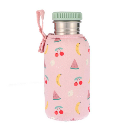 Garrafa metálica frutas - 500ml
