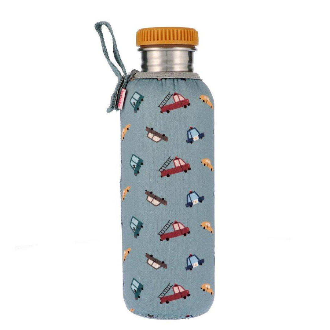 Garrafa metálica carros - 750ml