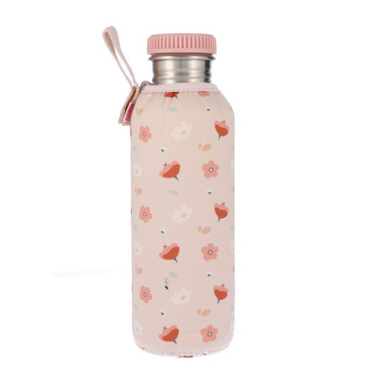 Garrafa metálica flores - 750ml