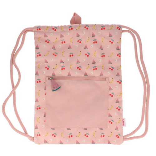 Mochila cordões frutas