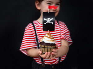 Kit cupcakes pirata