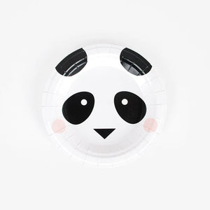 Pratos mini panda
