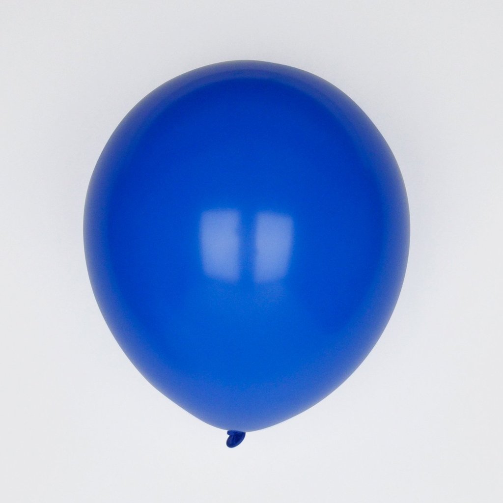 Balões de látex azul escuro