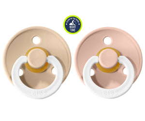 Conj. 2 chuchas BIBS® noturnas - vanilla/blush