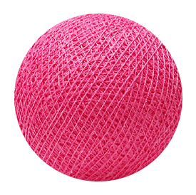Cotton balls - bright pink