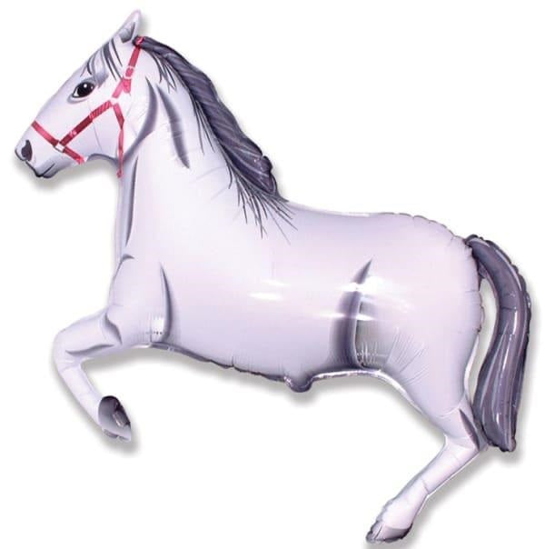 Balão cavalo branco