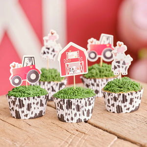 Kit cupcake quinta animais