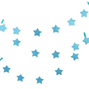 Grinalda estrelas azuis