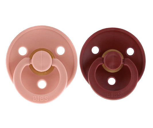 Conj. 2 chuchas BIBS® peach/wine