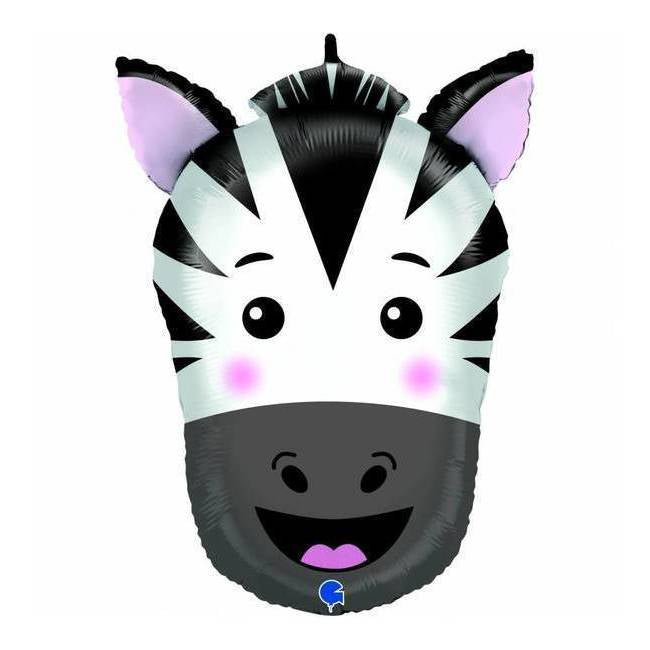 Balão cabeça zebra