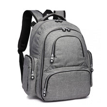 Carregar imagem no visualizador da galeria, Mochila maternidade cinzenta