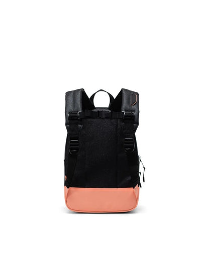 Mochila Heritage Youth - black sparkle/ neon peach
