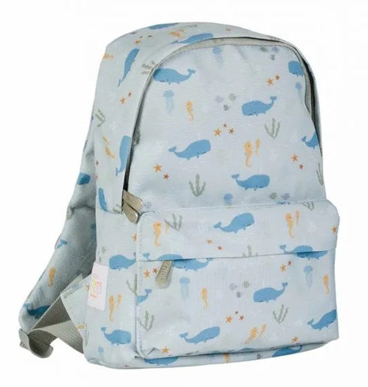 Mini mochila baleias