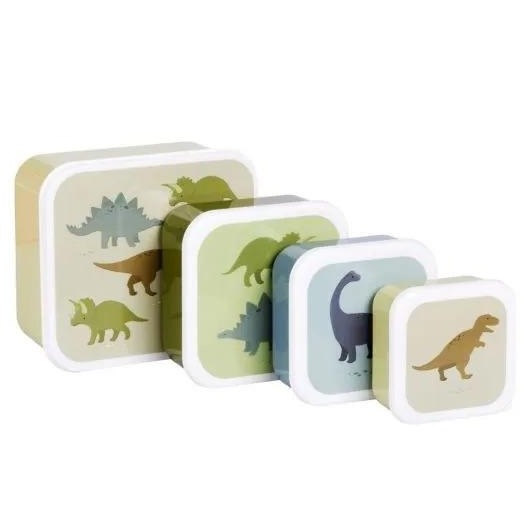 Caixas conj. 4 dinossauros