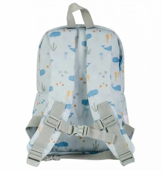 Mini mochila baleias