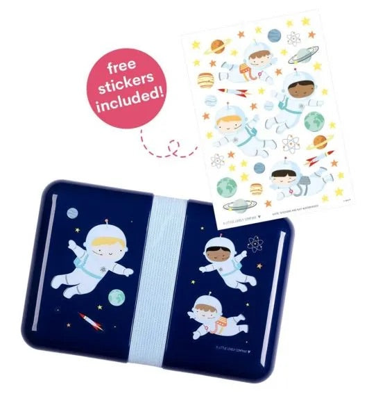 Caixa rectângular astronautas