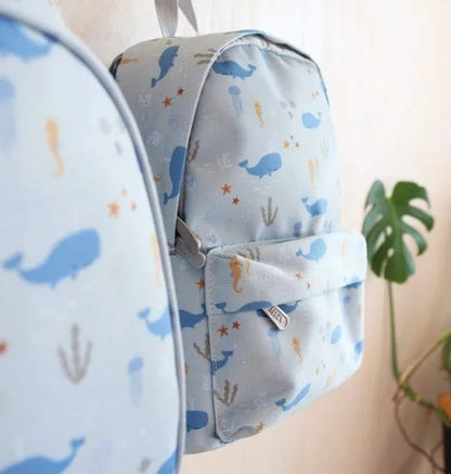 Mini mochila baleias