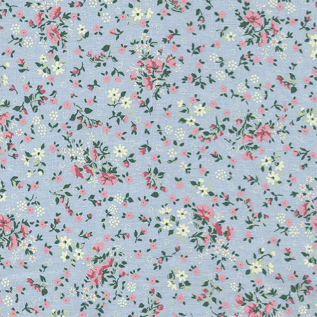 Tecido plastificado - loving liberty French blue