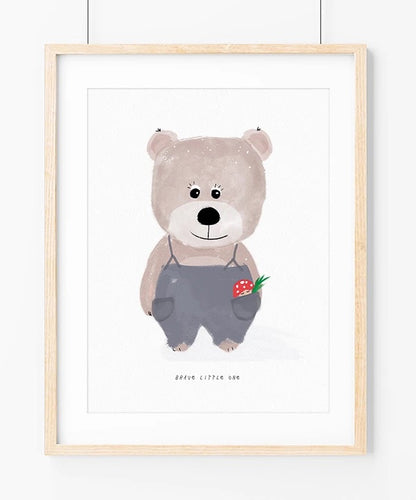 Brave bear ilustração