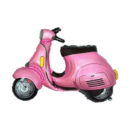 Balão scooter rosa
