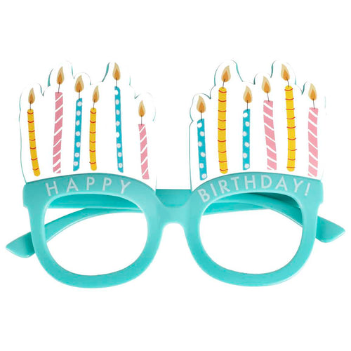 Óculos velas aniversário