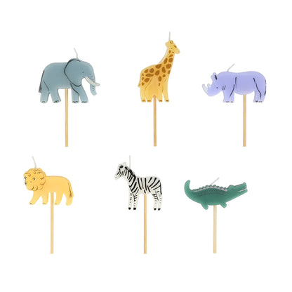 Velas mini animais safari