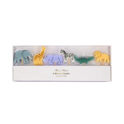 Velas mini animais safari