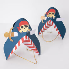 Carregar imagem no visualizador da galeria, Chapéus pirata azul