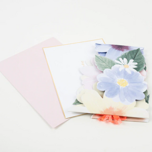 Cartão aniversário flores
