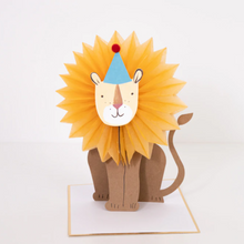 Carregar imagem no visualizador da galeria, Cartão aniversário leão