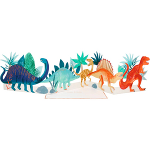 Cartão aniversário dinossauros