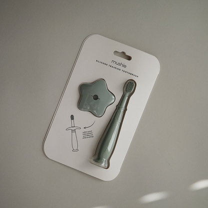 Escova de dentes silicone cambridge blue