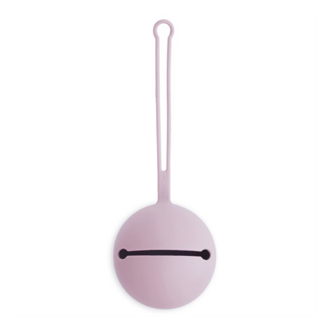 Guarda chuchas mushie - soft lilac