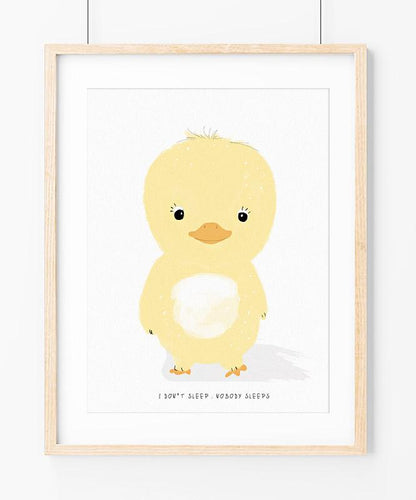 Never Sleeps Chick ilustração