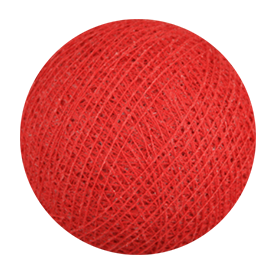 Cotton balls - red