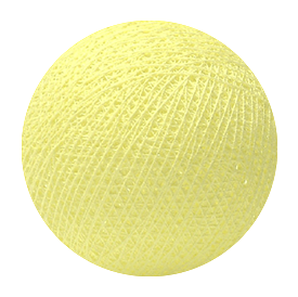 Cotton balls - soft yellow