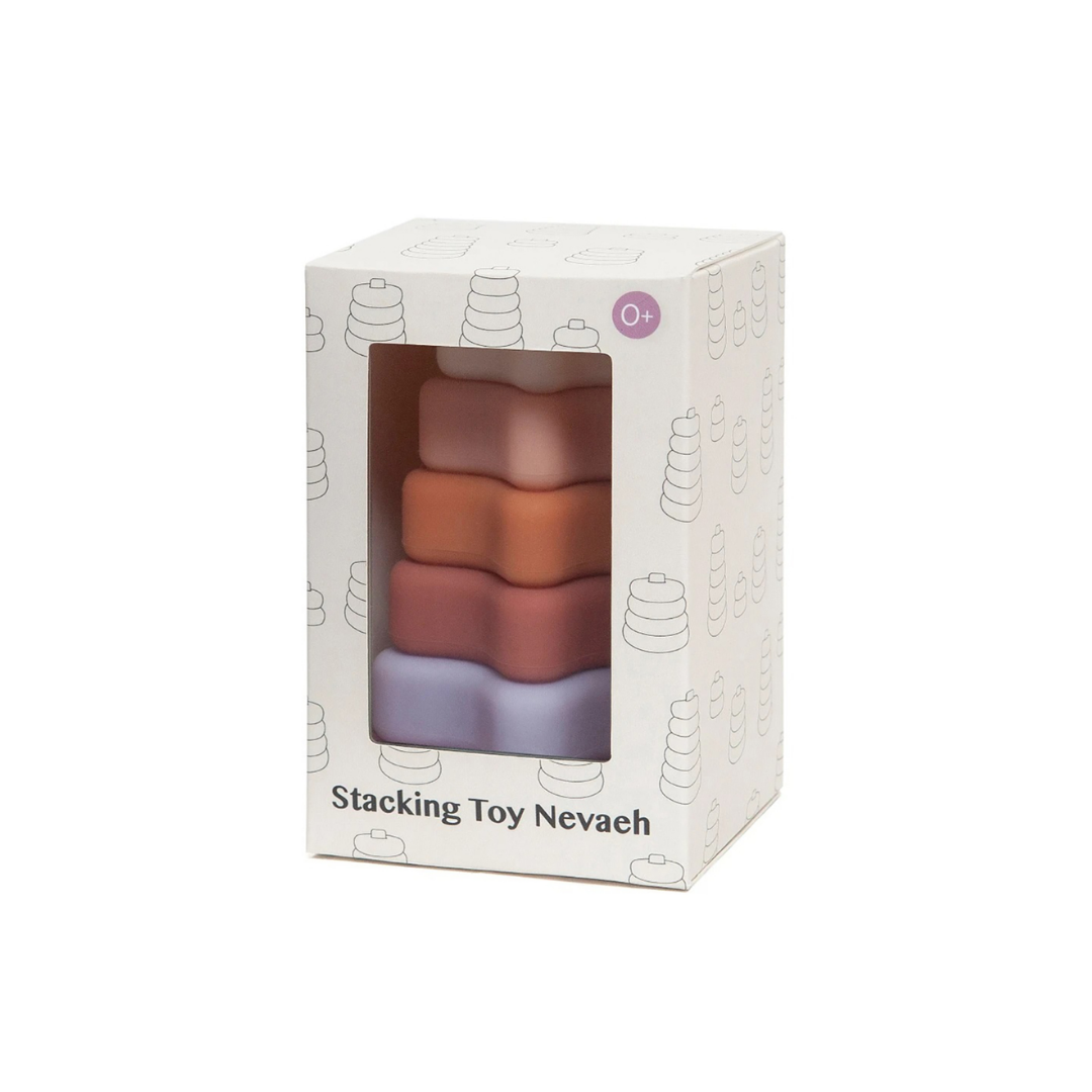 Torre de empilhar silicone estrela orchid