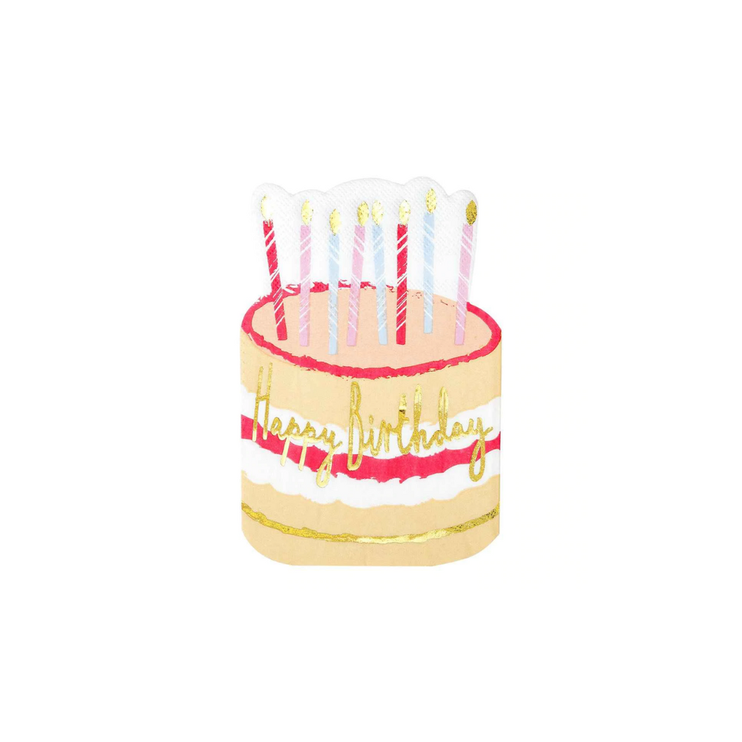 Guardanapos bolo de aniversário