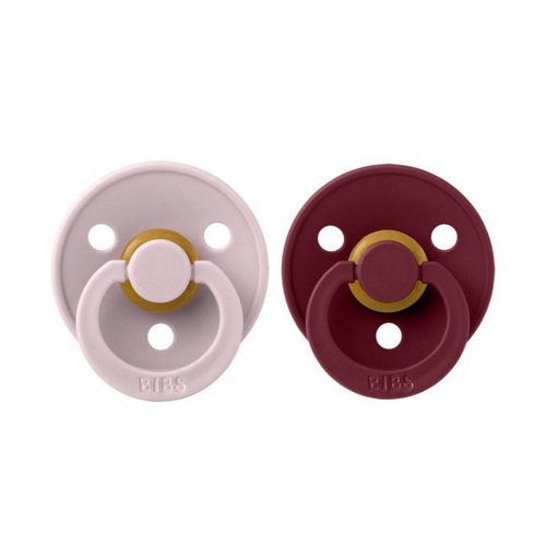 Conj. 2 chuchas BIBS®  pink plum/elderberry